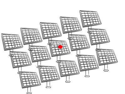 photovoltaic solar panels farm